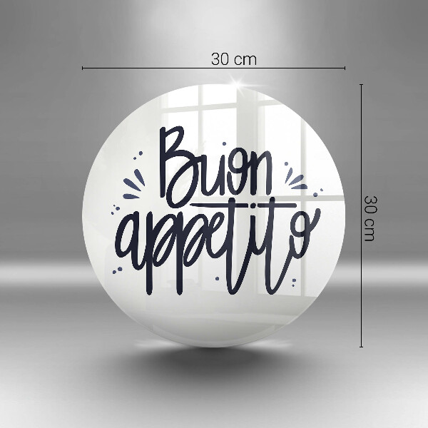 Glas Ceranfeldabdeckung Spritzschutz Buon Appetito