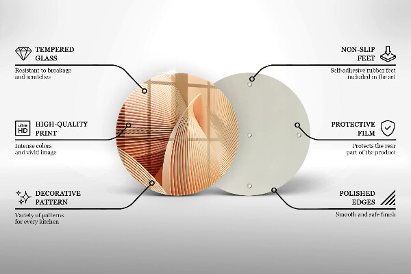 Glas Ceranfeldabdeckung Spritzschutz Moderne Komposition