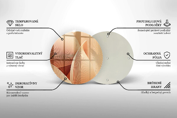 Glas Ceranfeldabdeckung Spritzschutz Moderne Komposition