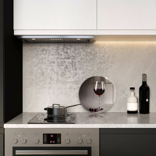 Glas Herdabdeckplatte Glas und Trauben