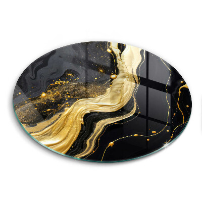 Glas Herdabdeckplatte Elegante Abstraktion