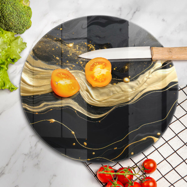 Glas Herdabdeckplatte Elegante Abstraktion