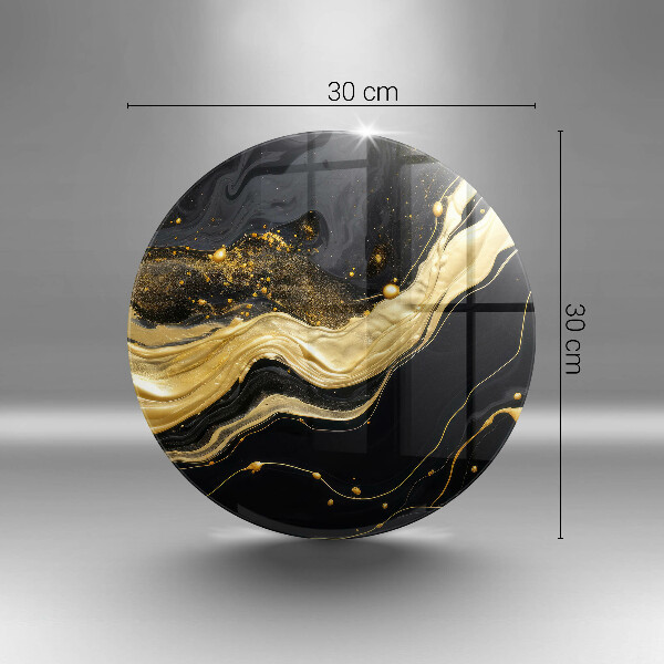 Glas Herdabdeckplatte Elegante Abstraktion