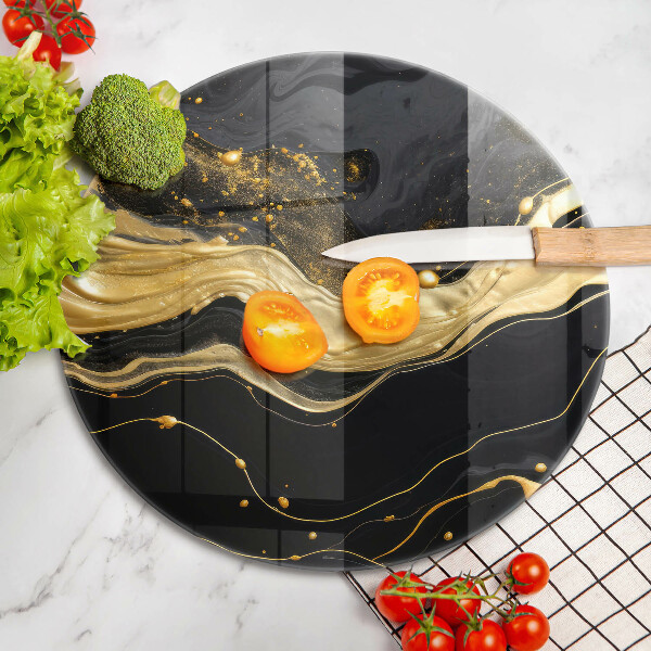 Glas Herdabdeckplatte Elegante Abstraktion