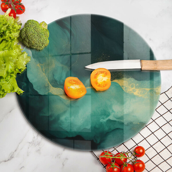 Glas Herdabdeckplatte Flaschengrün