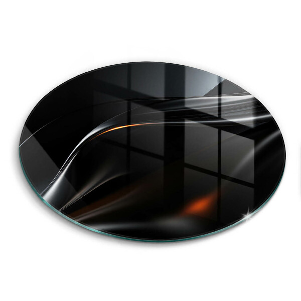 Glas Herdabdeckplatte Abstraktes 3D-Design