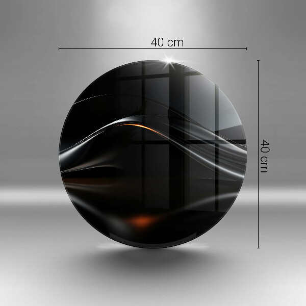 Glas Herdabdeckplatte Abstraktes 3D-Design