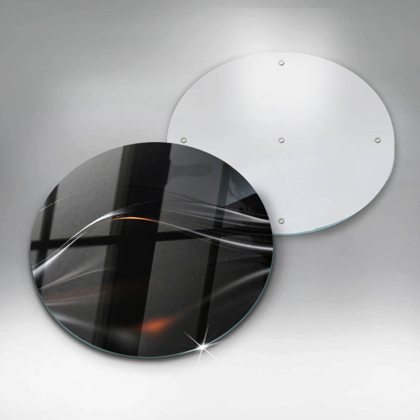 Glas Herdabdeckplatte Abstraktes 3D-Design