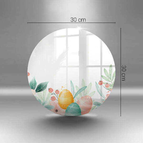 Glas Herdabdeckplatte Ostereier