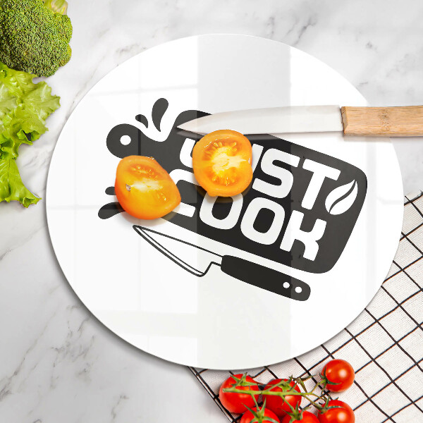 Glas Herdabdeckplatte Just cook