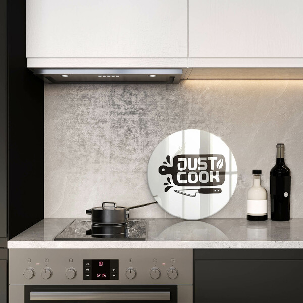 Glas Herdabdeckplatte Just cook