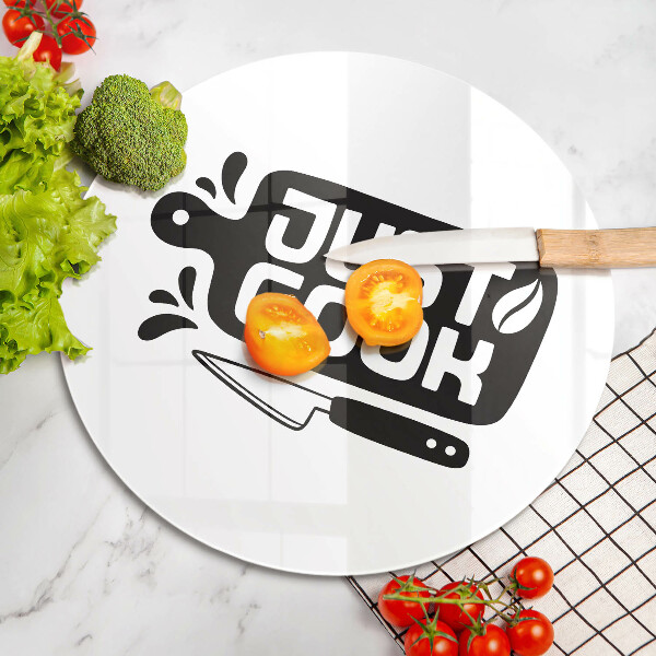 Glas Herdabdeckplatte Just cook