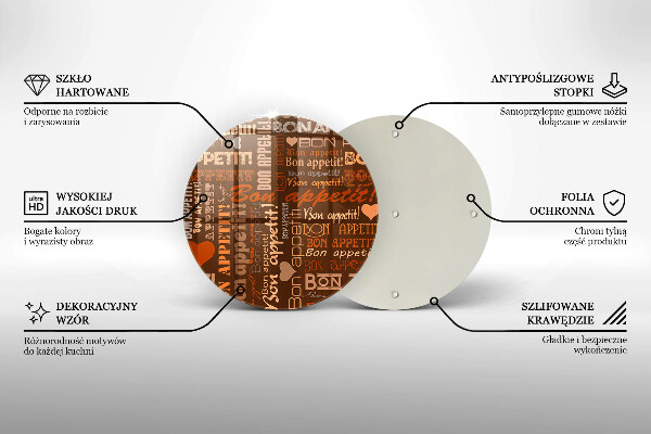 Glas Ceranfeldabdeckung Untertitel Bon appetit