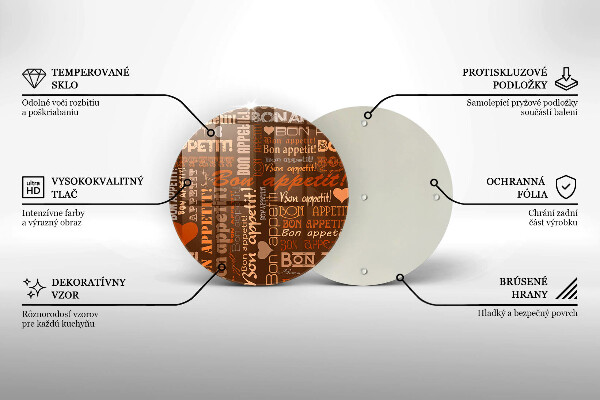 Glas Ceranfeldabdeckung Untertitel Bon appetit