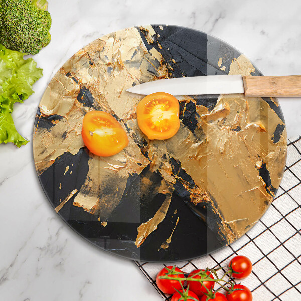 Glas Herdabdeckplatte Elegante Farbstruktur