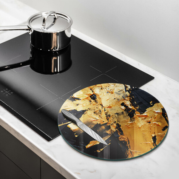 Glas Herdabdeckplatte Elegante Farbstruktur