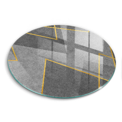 Glas Herdabdeckplatte Scharfe Formen