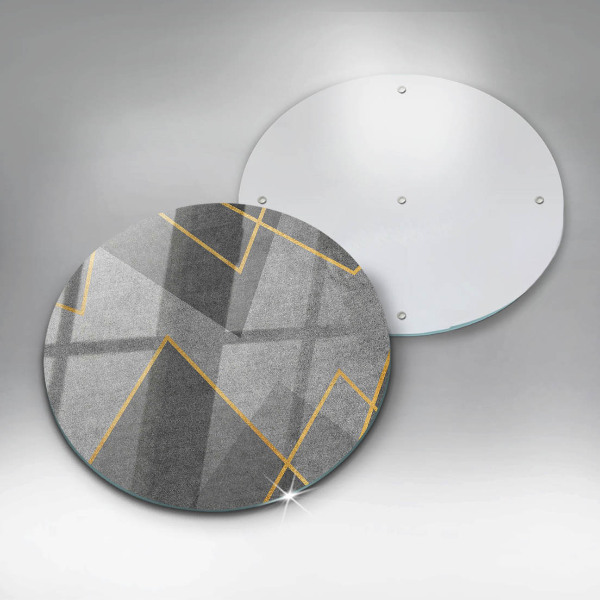 Glas Herdabdeckplatte Scharfe Formen