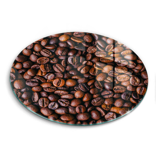 Glas Herdabdeckplatte Kaffeebohnen