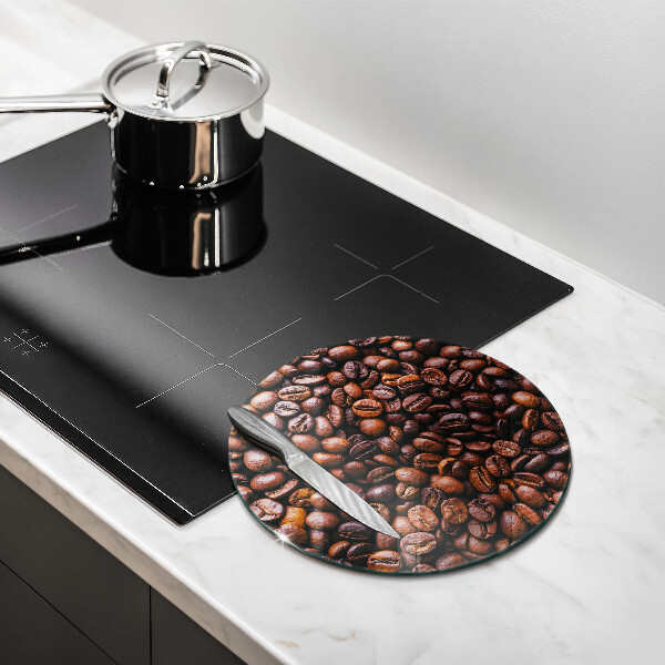 Glas Herdabdeckplatte Kaffeebohnen