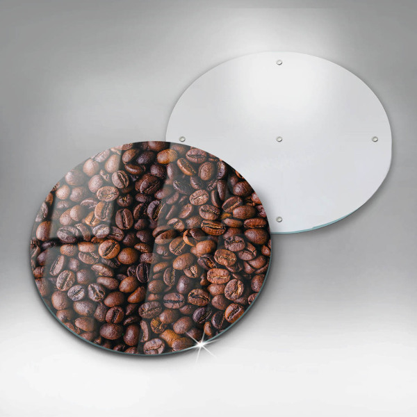 Glas Herdabdeckplatte Kaffeebohnen