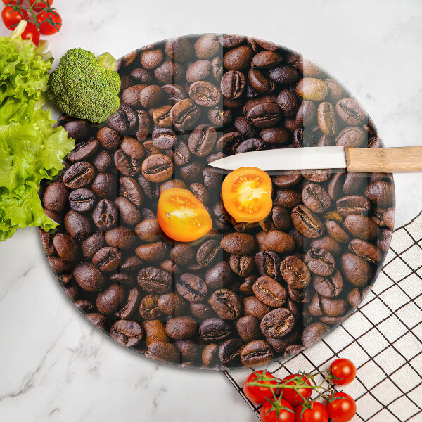 Glas Herdabdeckplatte Kaffeebohnen