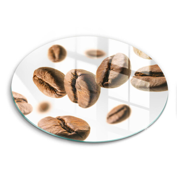 Glas Herdabdeckplatte Kaffeebohnen