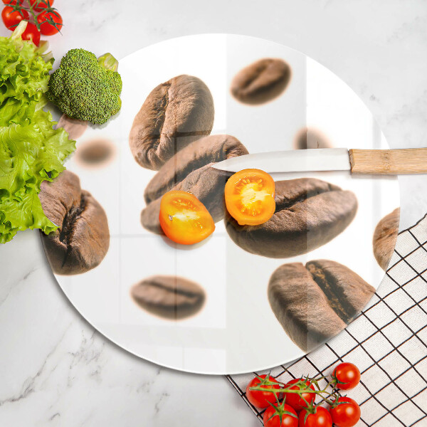 Glas Herdabdeckplatte Kaffeebohnen