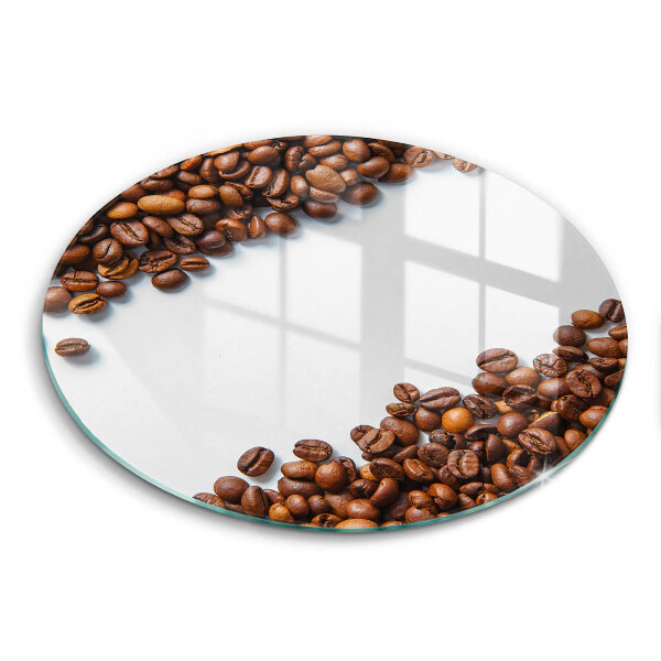 Glas Herdabdeckplatte Kaffeebohnen