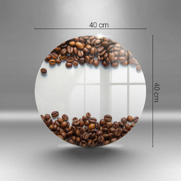 Glas Herdabdeckplatte Kaffeebohnen