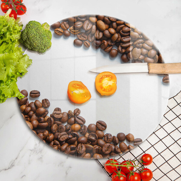 Glas Herdabdeckplatte Kaffeebohnen