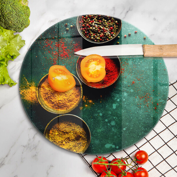 Glas Herdabdeckplatte Orientalische Gewürze