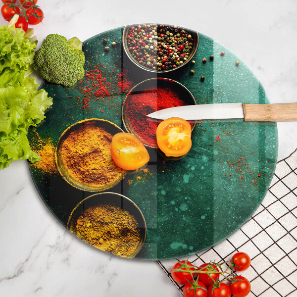 Glas Herdabdeckplatte Orientalische Gewürze