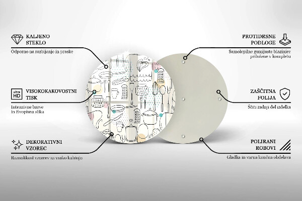 Glas Herdabdeckplatte Küchenzubehör