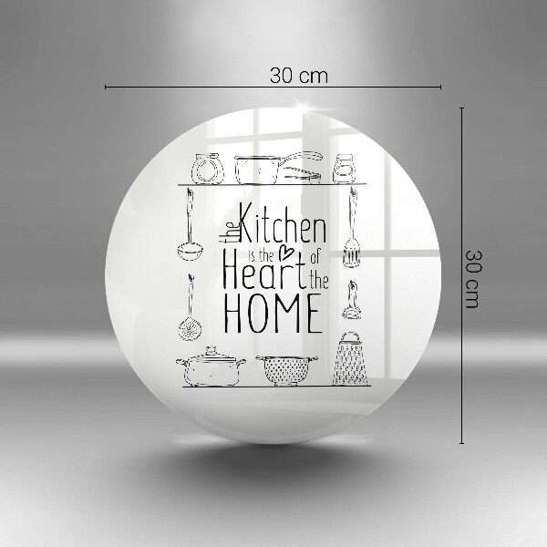 Glas Herdabdeckplatte Inschrift Satz