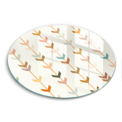 Glas Herdabdeckplatte Geometrische Elemente