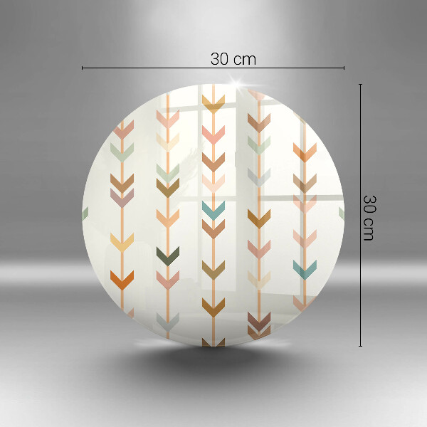 Glas Herdabdeckplatte Geometrische Elemente
