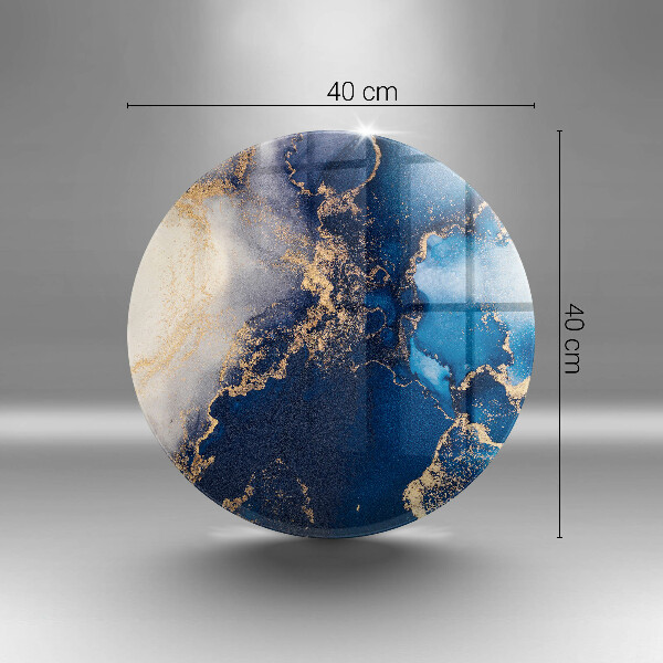 Glas Herdabdeckplatte Eleganter Hintergrund und Gold