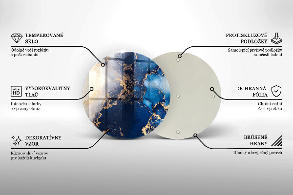 Glas Herdabdeckplatte Eleganter Hintergrund und Gold