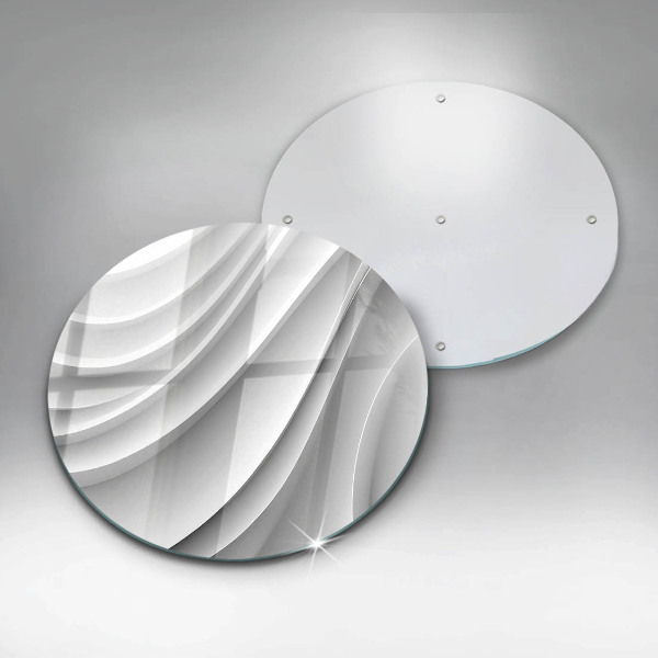 Glas Herdabdeckplatte Geometrische Linien