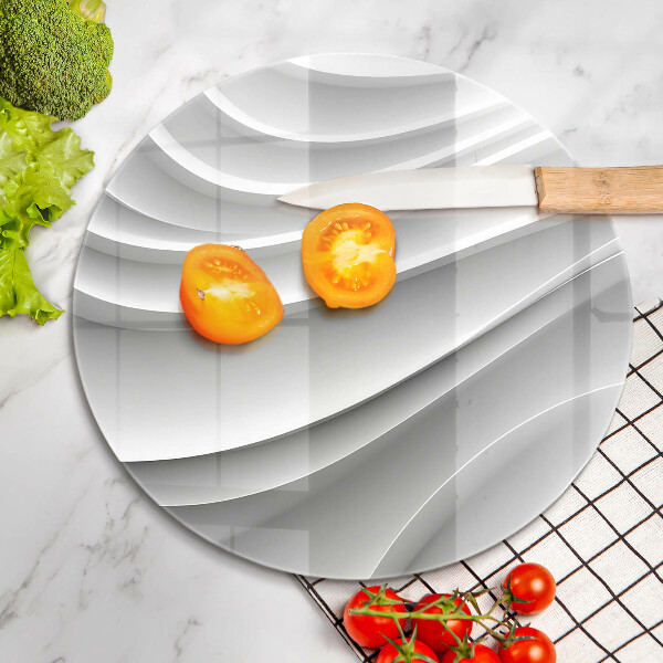 Glas Herdabdeckplatte Geometrische Linien