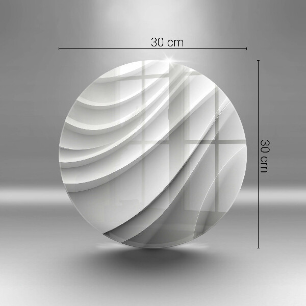 Glas Herdabdeckplatte Geometrische Linien