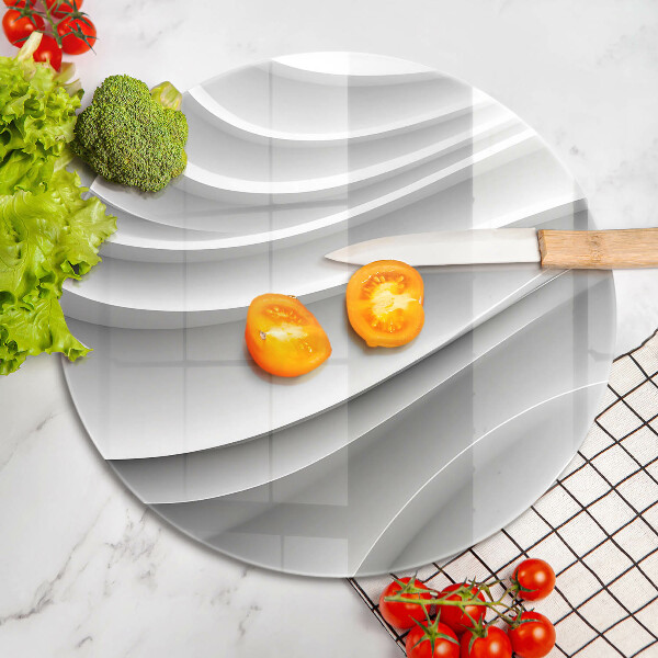 Glas Herdabdeckplatte Geometrische Linien