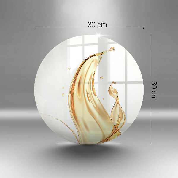 Glas Herdabdeckplatte Olivenöl