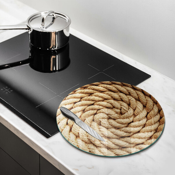 Glas Herdabdeckplatte Dickes Seil