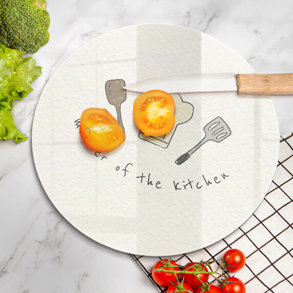 Glas Herdabdeckplatte Meister der Küche