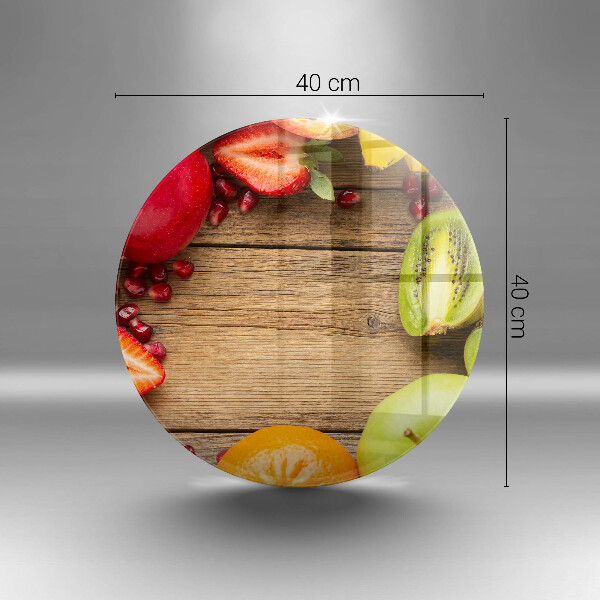 Glas Herdabdeckplatte Frisches Obst