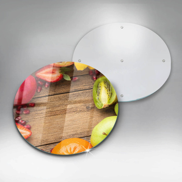 Glas Herdabdeckplatte Frisches Obst