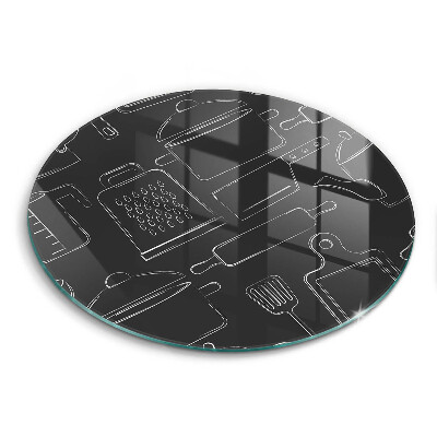 Glas Herdabdeckplatte Cartoon-Küchenzubehör