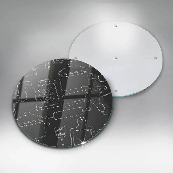 Glas Herdabdeckplatte Cartoon-Küchenzubehör